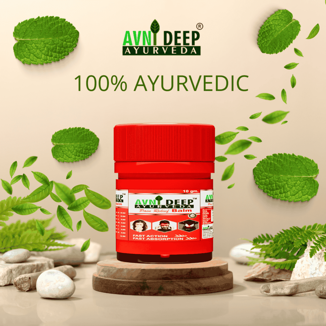 Avnideep Ayurvedic Herbal Balm – Head & Body Massage Balm | 10g (Pack of 2)