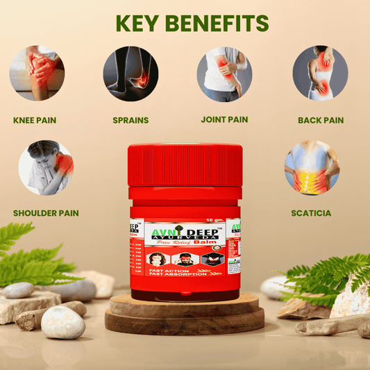 Avnideep Ayurvedic Herbal Balm – Head & Body Massage Balm | 10g (Pack of 2)