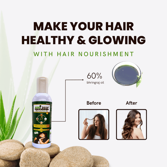 Avnideep Ayurvedic Herbal Hair Oil – With Bhringraj, Amla & Neem | 100ml