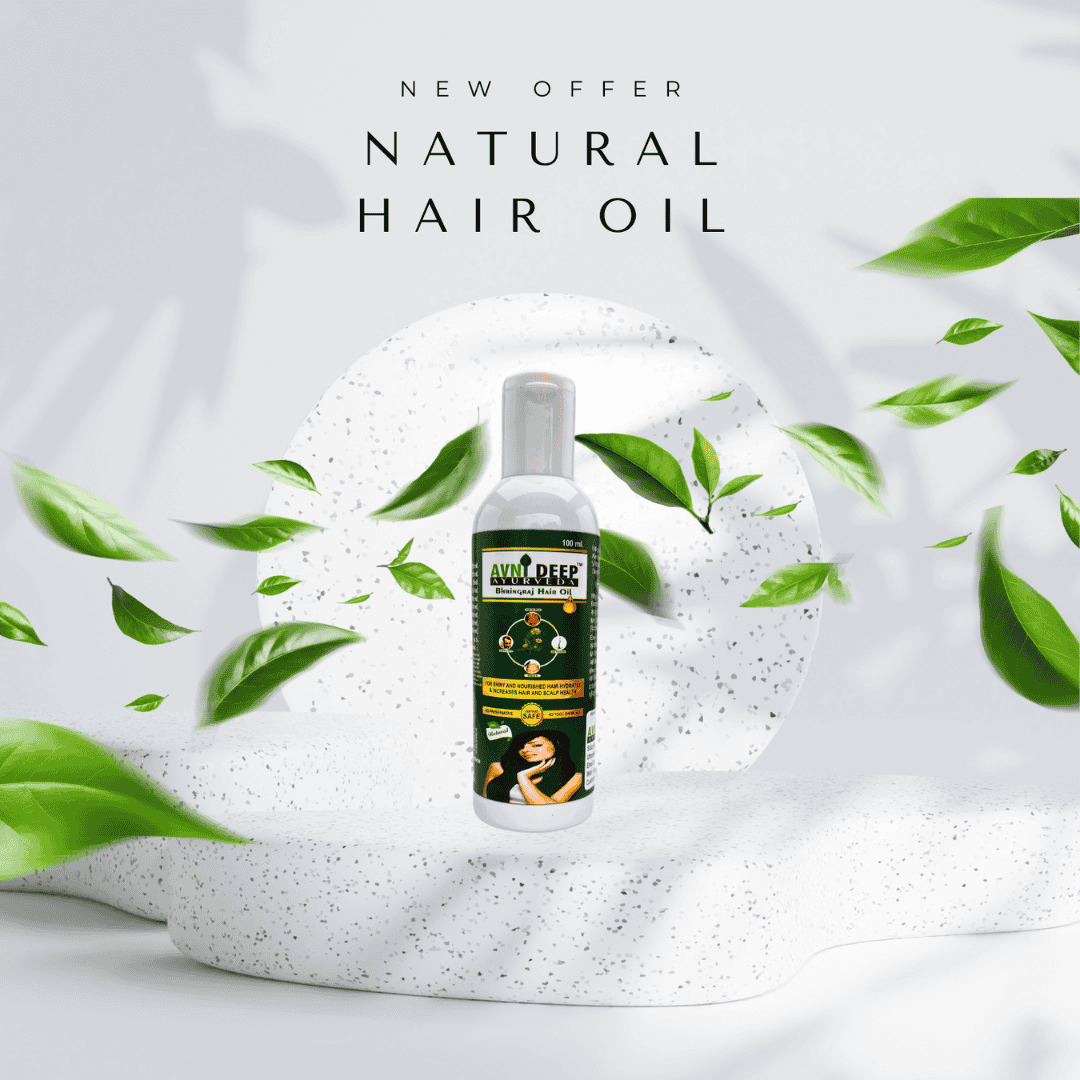Avnideep Ayurvedic Herbal Hair Oil – With Bhringraj, Amla & Neem | 100ml