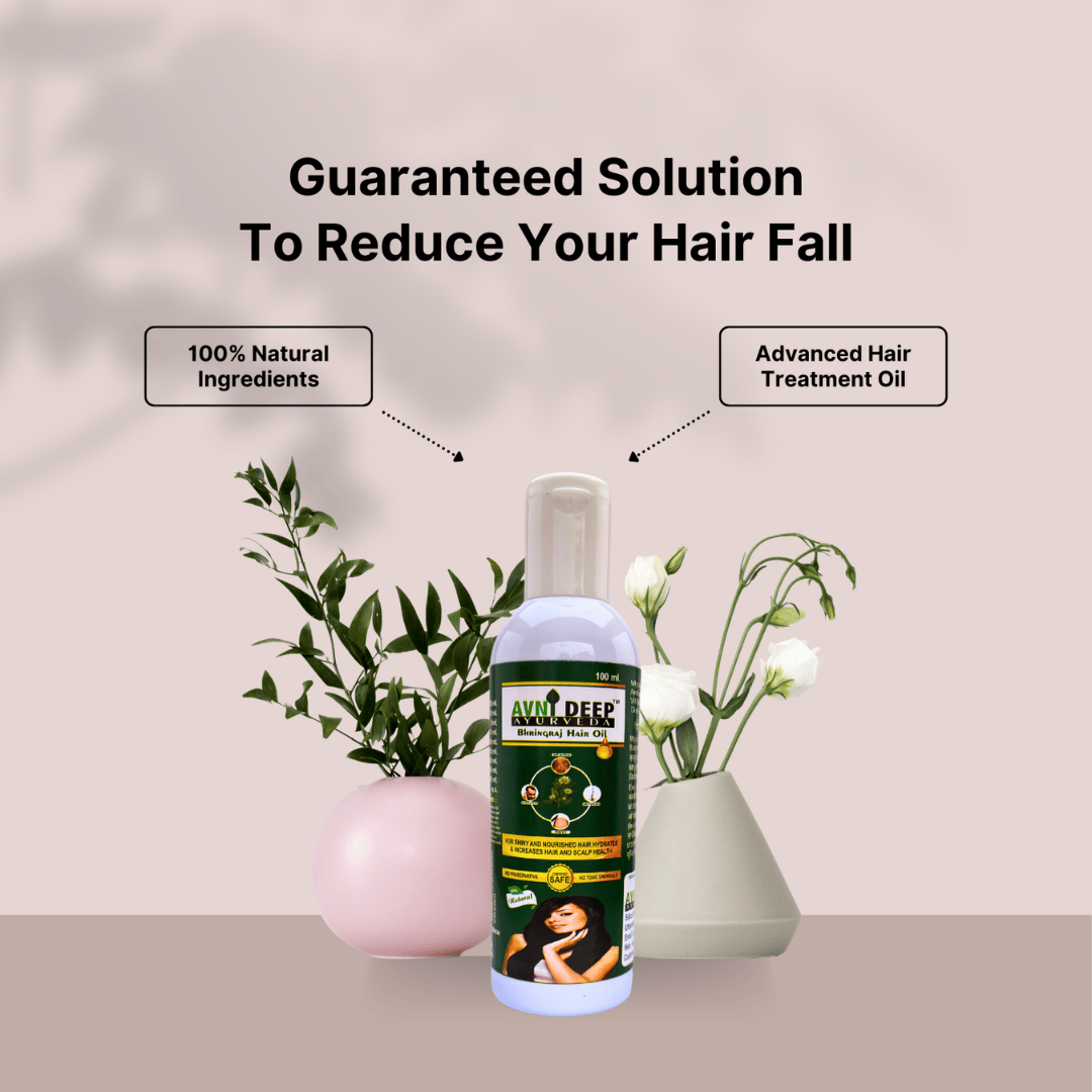 Avnideep Ayurvedic Herbal Hair Oil – With Bhringraj, Amla & Neem | 100ml