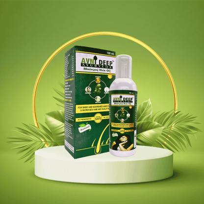 Avnideep Ayurvedic Herbal Hair Oil – With Bhringraj, Amla & Neem | 100ml