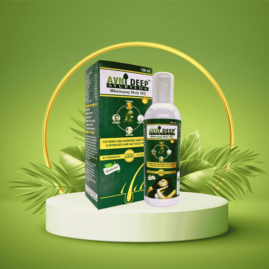 Avnideep Ayurvedic Herbal Hair Oil – With Bhringraj, Amla & Neem | 100ml